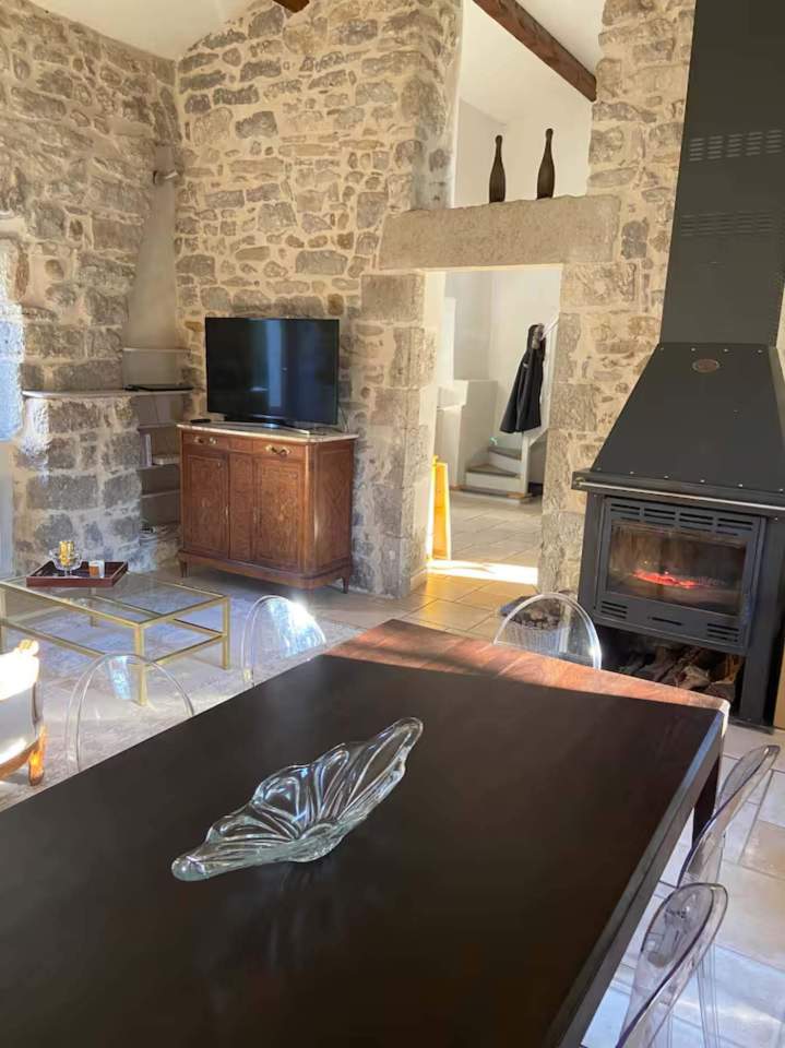 Intérieur du gîte de vacances, Ardèche